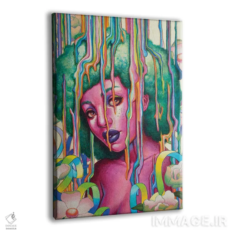 تابلو دکوراتیو پوشش آب نباتی اثر اجیوا ابنبه - نمای پرسپکتیو محصول