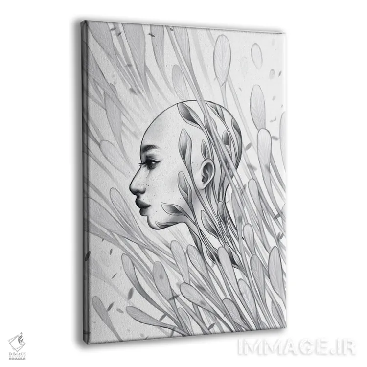 تابلو دکوراتیو وقار اثر اجیوا ابنبه - نمای پرسپکتیو محصول