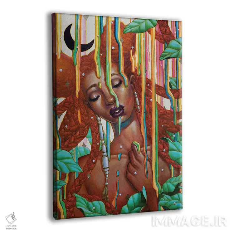 تابلو دکوراتیو سرگردان مهربان اثر اجیوا ابنبه - نمای پرسپکتیو محصول