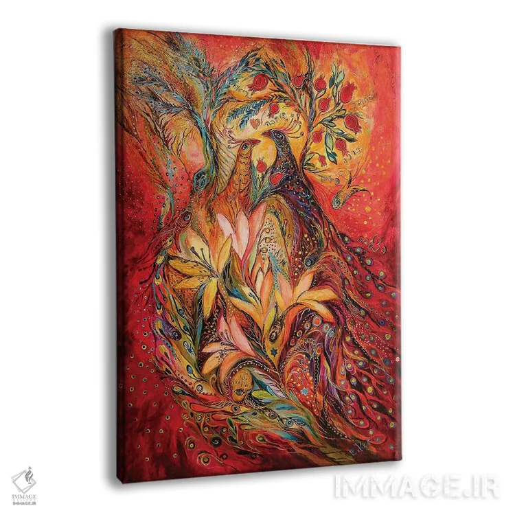 تابلو انتزاعی سیروکو اثر النا کوتلیارکر - نمای پرسپکتیو محصول