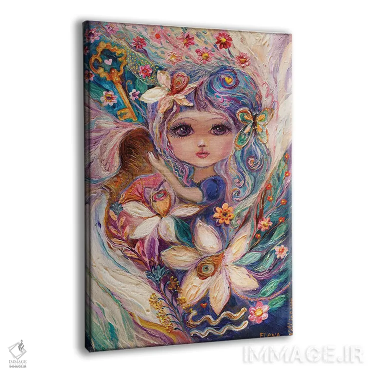 تابلو دکوراتیو پری های سری زودیاک اثر النا کوتلیارکر - نمای پرسپکتیو محصول