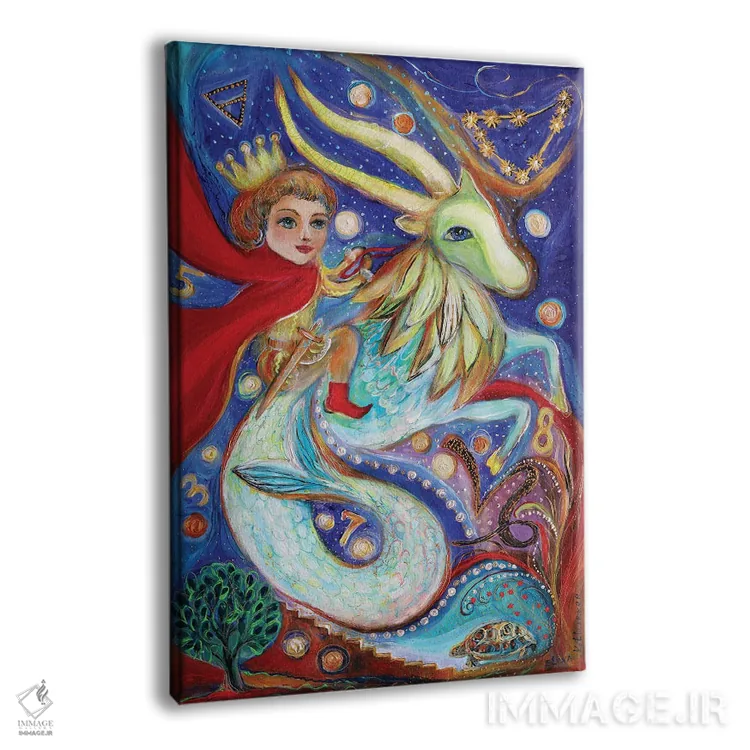 تابلو دکوراتیو شاهزاده زودیاک اثر النا کوتلیارکر - نمای پرسپکتیو محصول