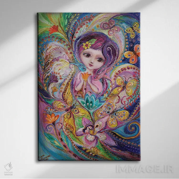 تابلو دکوراتیو پری های سری زودیاک اثر النا کوتلیارکر - نمای روبهرو روی دیوار