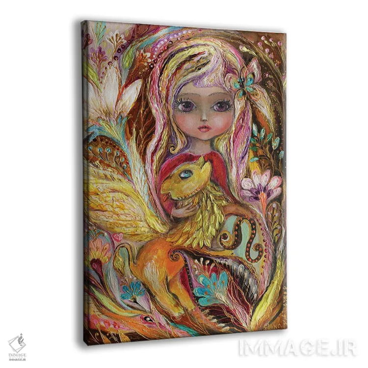 تابلو دکوراتیو پری های سری زودیاک اثر النا کوتلیارکر - نمای پرسپکتیو محصول