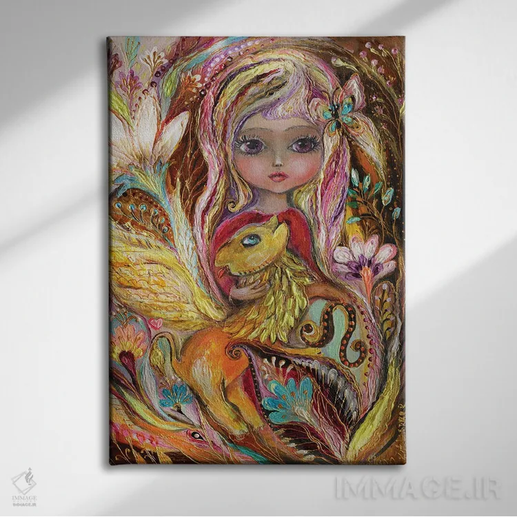 تابلو دکوراتیو پری های سری زودیاک اثر النا کوتلیارکر - نمای روبهرو روی دیوار