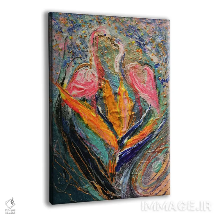 تابلو دکوراتیو پالت من شماره ۶ اثر النا کوتلیارکر - نمای پرسپکتیو محصول