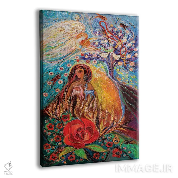 تابلو دکوراتیو قصه های هزار و یک شب: تریپتیک سوم اثر النا کوتلیارکر - نمای پرسپکتیو محصول