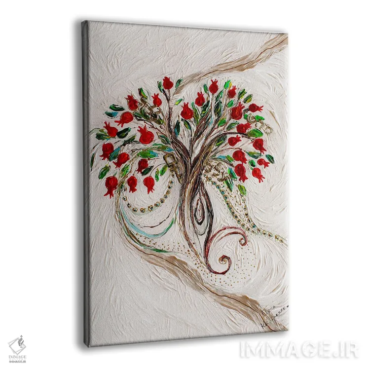 تابلو دکوراتیو رویاهای سفیدم ۱: پنل اول اثر النا کوتلیارکر - نمای پرسپکتیو محصول