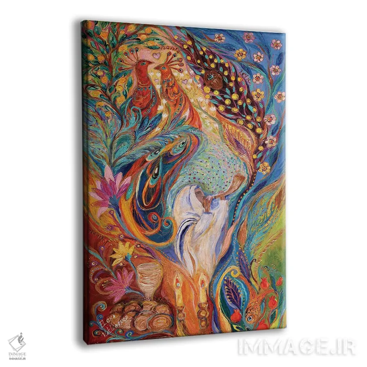 تابلو انتزاعی تعطیلات سرنوشت ساز: روش هشانا اثر النا کوتلیارکر - نمای پرسپکتیو محصول