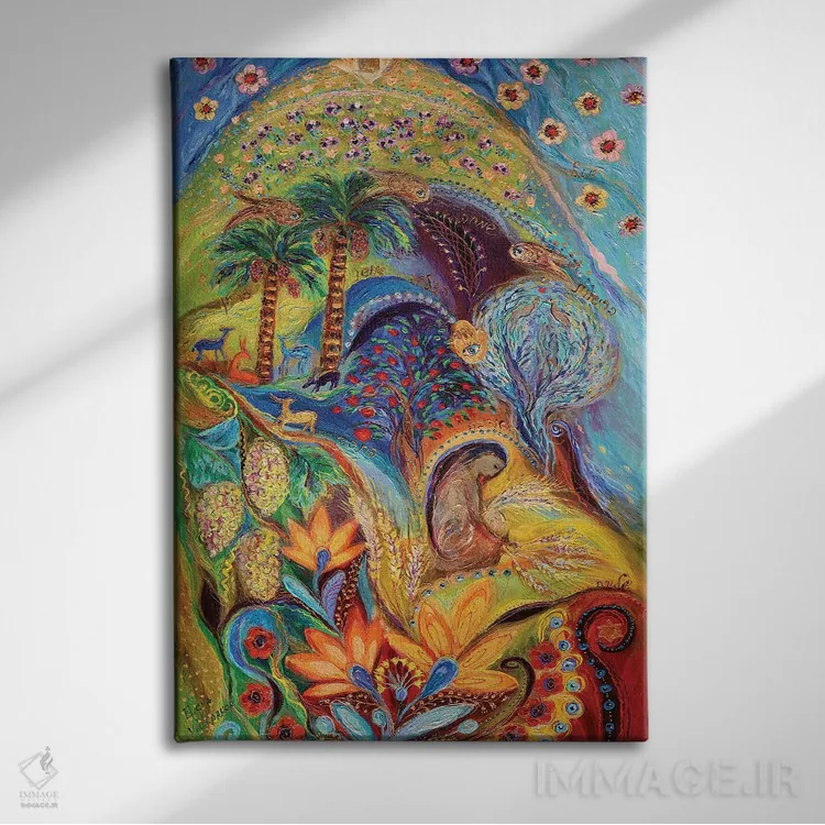 تابلو انتزاعی تعطیلات سرنوشت ساز: شاووعوت اثر النا کوتلیارکر - نمای روبهرو روی دیوار