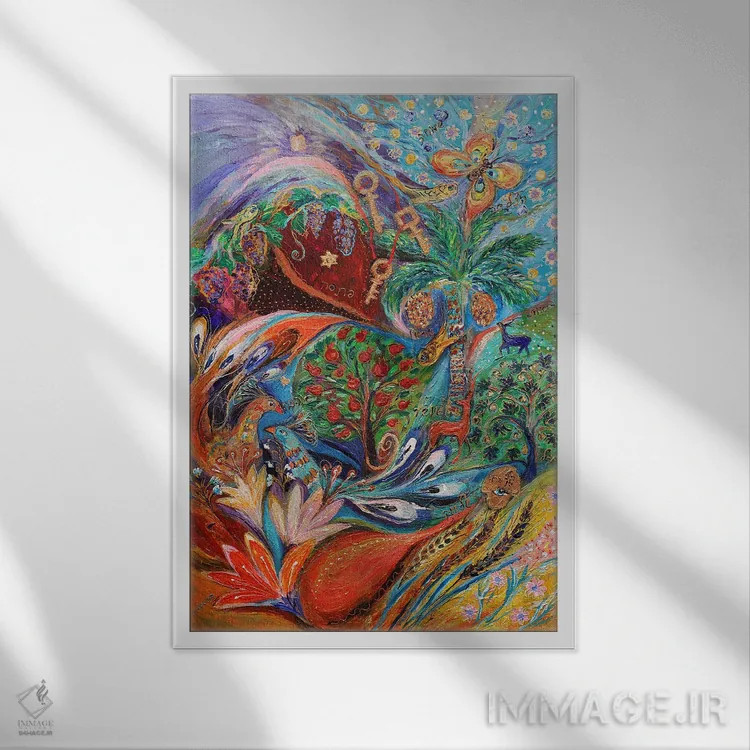 تابلو دکوراتیو تعطیلات سرنوشت ساز ۲: شاووعوت اثر النا کوتلیارکر - نمای قابدار سفید