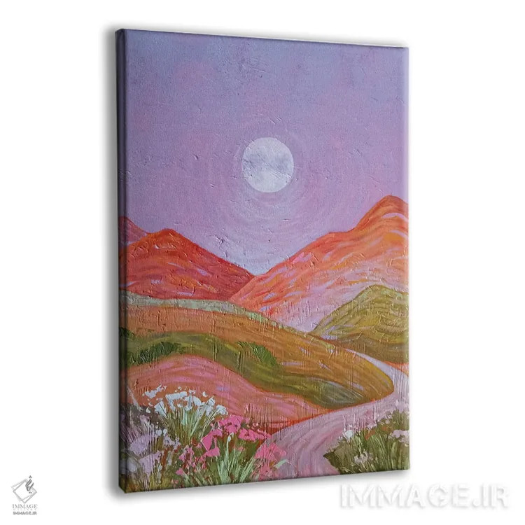 تابلو دکوراتیو مهتاب اثر اکاترینا پریسیچ - نمای پرسپکتیو محصول