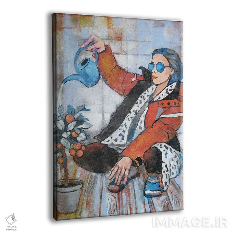 تابلو دکوراتیو زیبایی شناسی روزمره اثر اکاترینا پریسیچ - نمای پرسپکتیو محصول