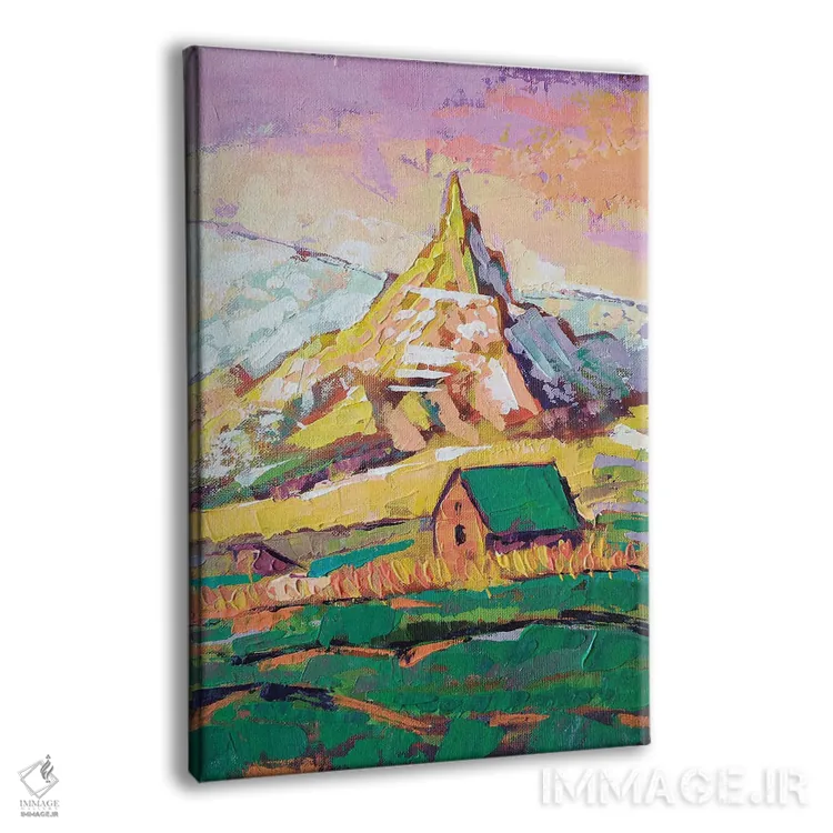 تابلو دکوراتیو تخته سنگ شومینه اثر اکاترینا پریسیچ - نمای پرسپکتیو محصول