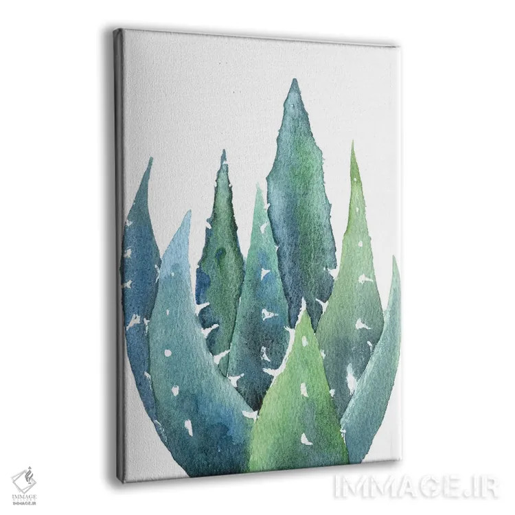 تابلو دکوراتیو کاکتوس اثر اکاترینا پریسیچ - نمای پرسپکتیو محصول