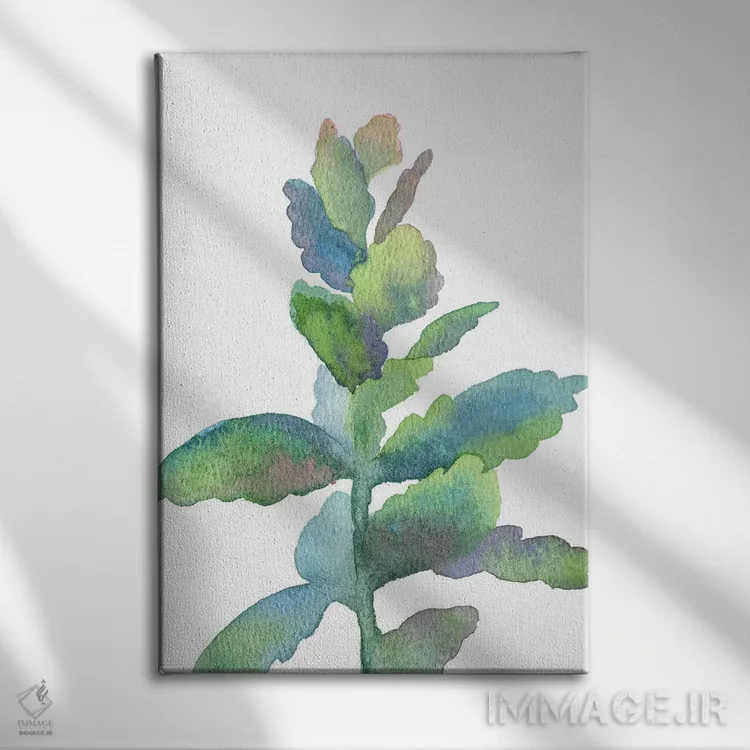 تابلو دکوراتیو گیاه گوشتی اثر اکاترینا پریسیچ - نمای روبهرو روی دیوار