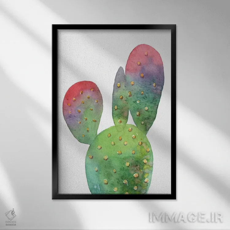 تابلو دکوراتیو اپونتیا اثر اکاترینا پریسیچ - نمای قابدار مشکی