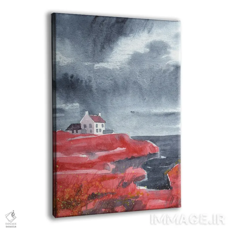 تابلو دکوراتیو ساحل رس ) اثر اکاترینا پریسیچ - نمای پرسپکتیو محصول