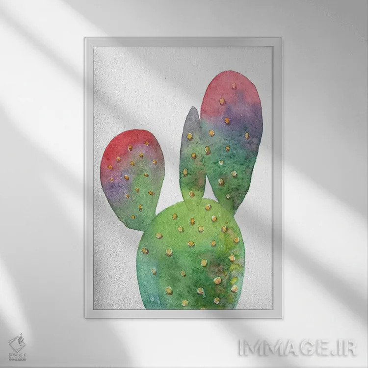 تابلو دکوراتیو اپونتیا اثر اکاترینا پریسیچ - نمای قابدار سفید