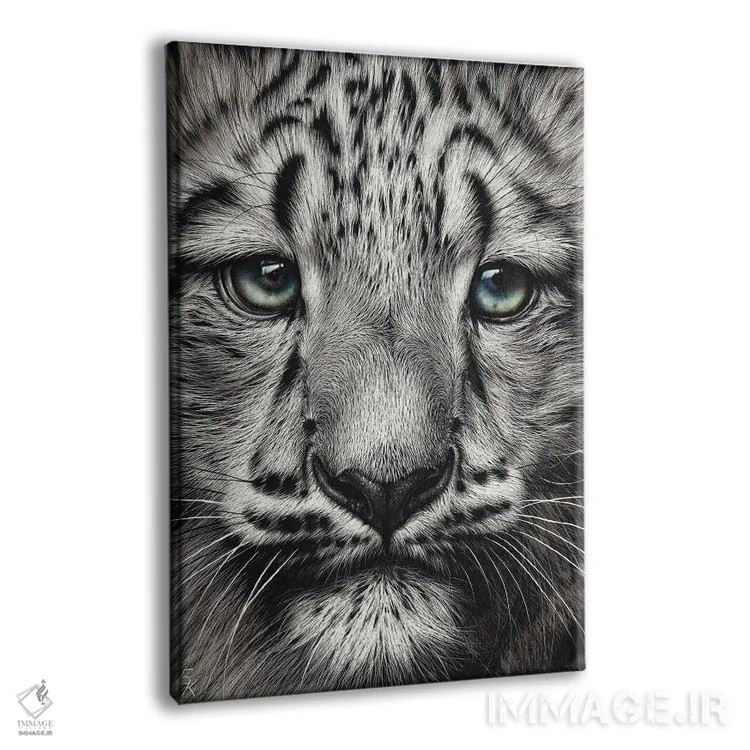 تابلو دکوراتیو نوزاد برفی اثر النا کولوتوشا - نمای پرسپکتیو محصول