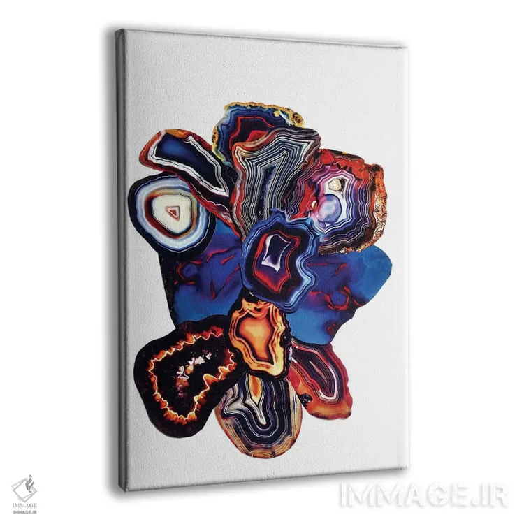 تابلو انتزاعی عناصر زمین اثر النا کولیـکووا - نمای پرسپکتیو محصول