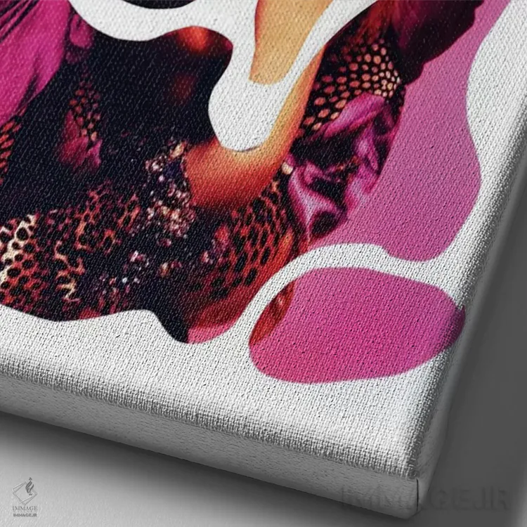 تابلو دکوراتیو دومینیک در رویا اثر النا کولیـکووا - نمای نزدیک بافت بوم