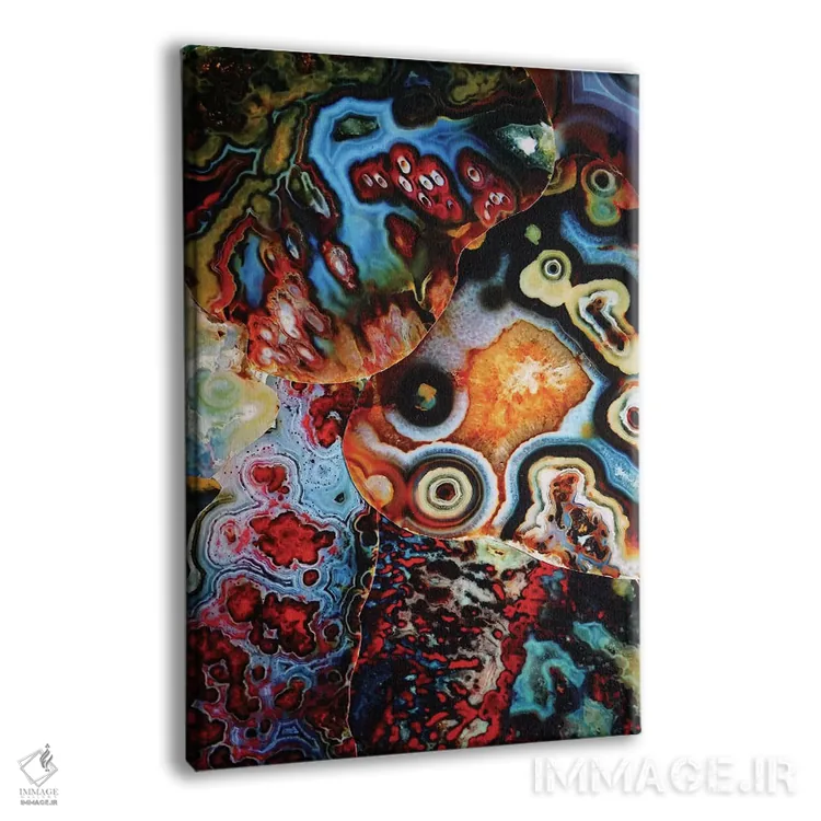 تابلو انتزاعی تخیلات زمین اثر النا کولیـکووا - نمای پرسپکتیو محصول