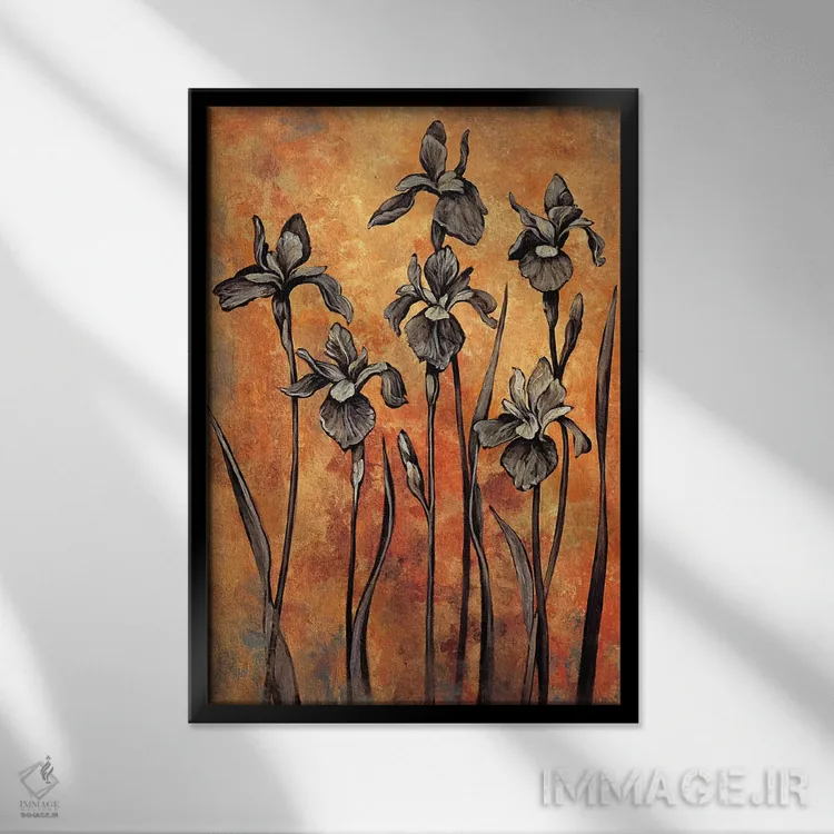 تابلو دکوراتیو منظر رویایی I اثر ارین لانگه - نمای قابدار مشکی