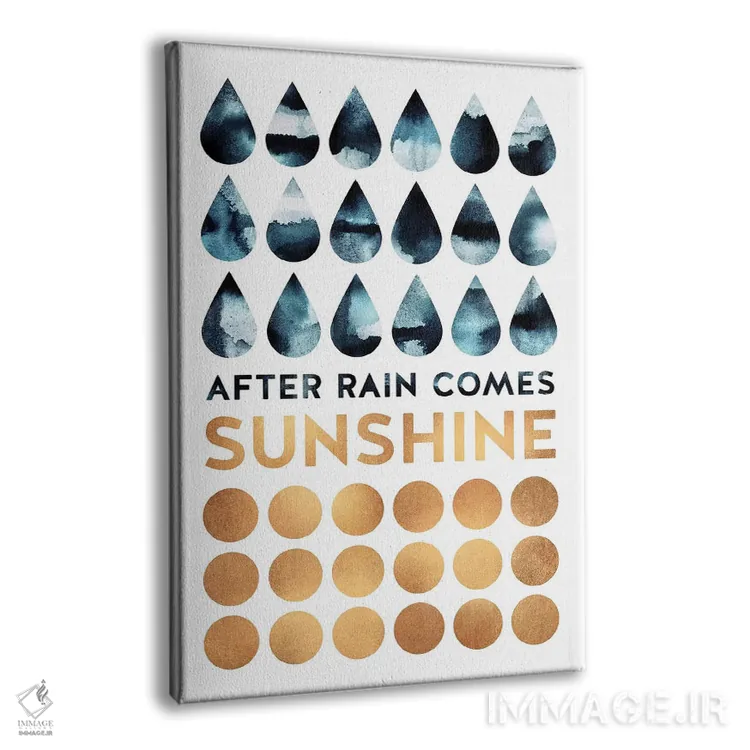 تابلو دکوراتیو پس از باران، آفتاب می آید اثر الیزابت فردریکسون - نمای پرسپکتیو محصول