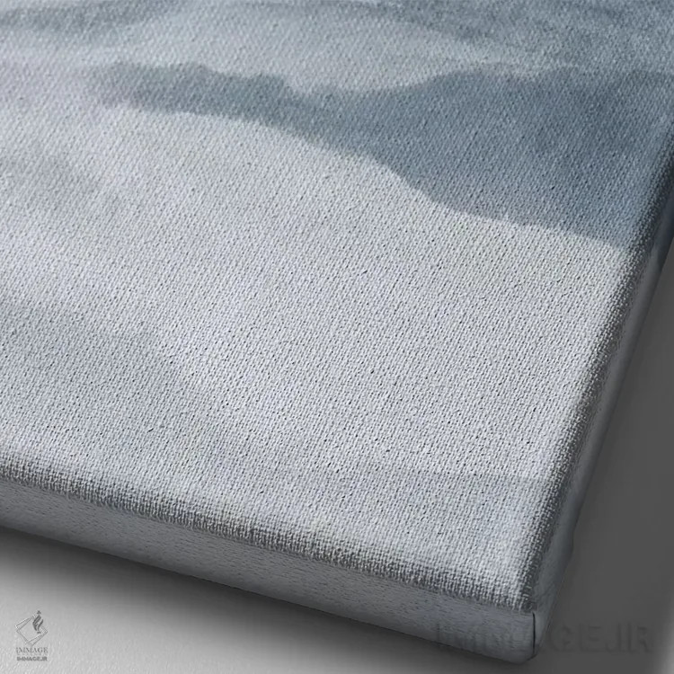 تابلو انتزاعی Portrait,انتزاع طبیعی، عمودی اثر الیزابت فردریکسون - نمای نزدیک بافت بوم