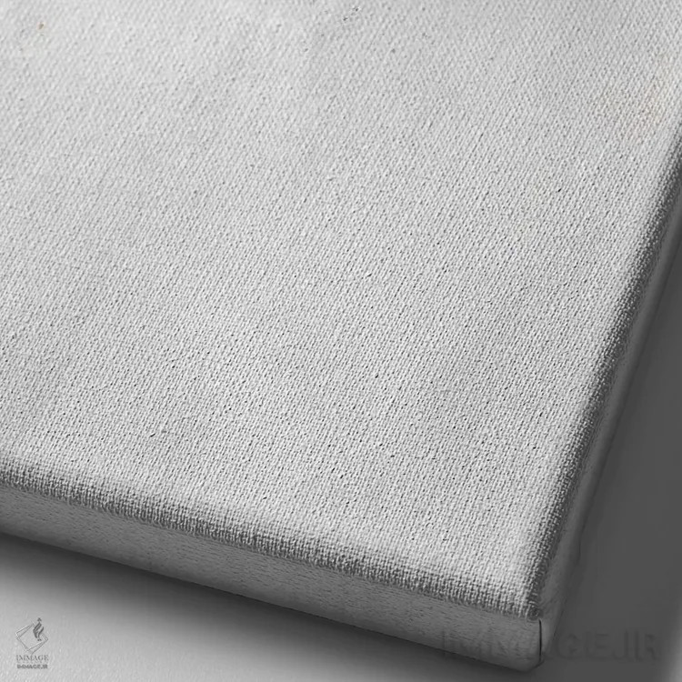 تابلو مدرن ماه هلالی اثر الیزابت فردریکسون - نمای نزدیک بافت بوم