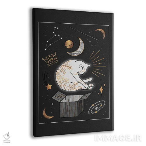 تابلو دکوراتیو فرمانروای جهان اثر الیزابت فردریکسون - نمای پرسپکتیو محصول