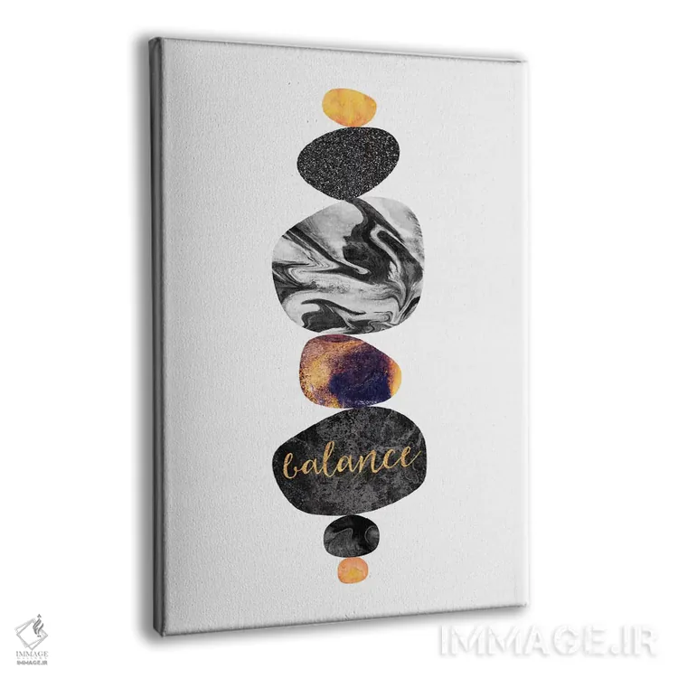 تابلو مدرن تعادل I اثر الیزابت فردریکسون - نمای پرسپکتیو محصول