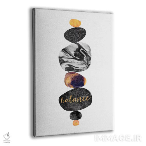 تابلو مدرن تعادل I اثر الیزابت فردریکسون - نمای پرسپکتیو محصول