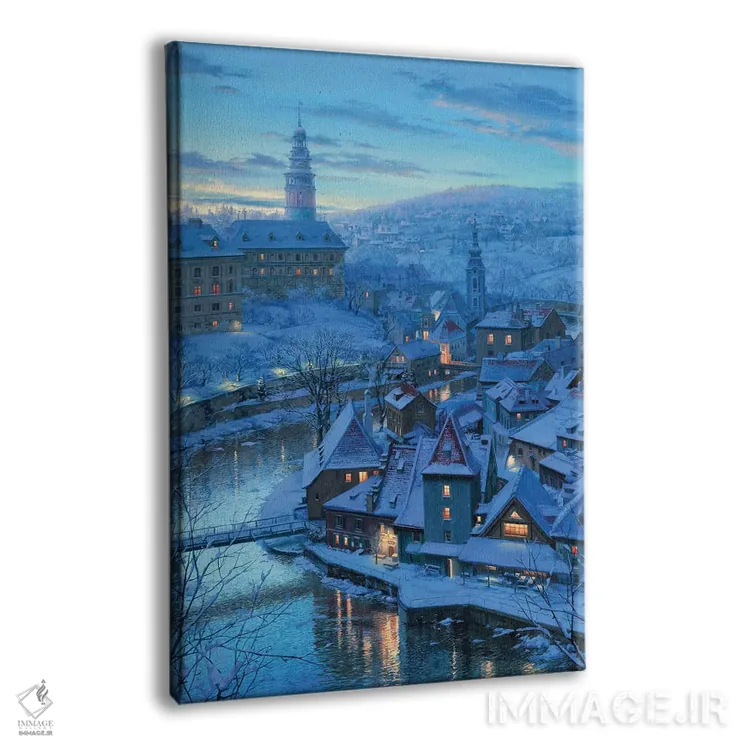 تابلو دکوراتیو گرگ و میش در کروملوف اثر اوگنی لوشپین - نمای پرسپکتیو محصول