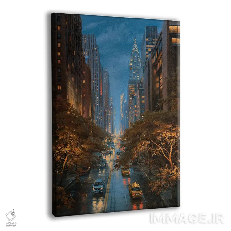 تابلو دکوراتیو هاله پاییز اثر اوگنی لوشپین - نمای پرسپکتیو محصول