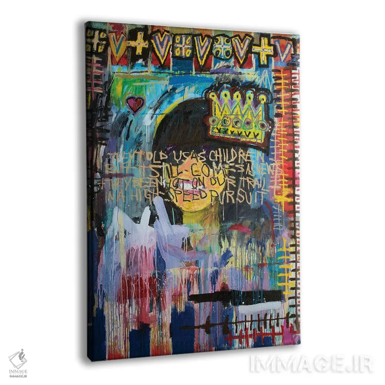 تابلو دکوراتیو کسل بری اثر اددی لاو - نمای پرسپکتیو محصول