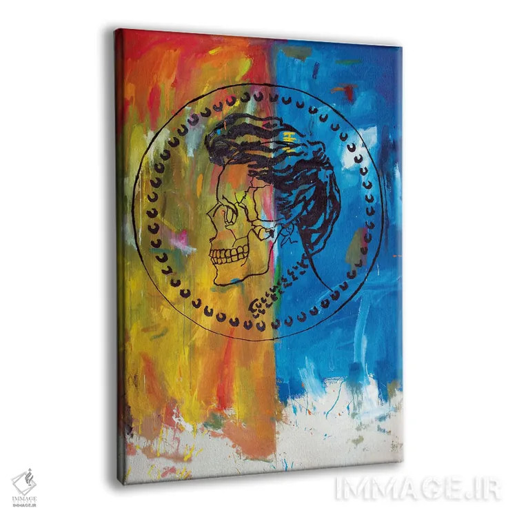 تابلو دکوراتیو مرگ بر ستمگران اثر اددی لاو - نمای پرسپکتیو محصول