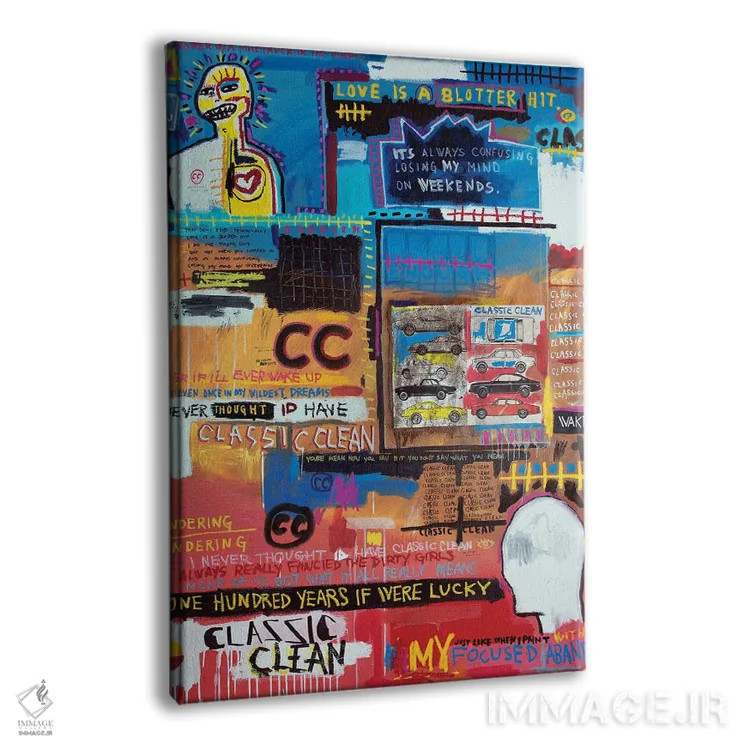 تابلو دکوراتیو پاکیزه کلاسیک ۳/۵ اثر اددی لاو - نمای پرسپکتیو محصول