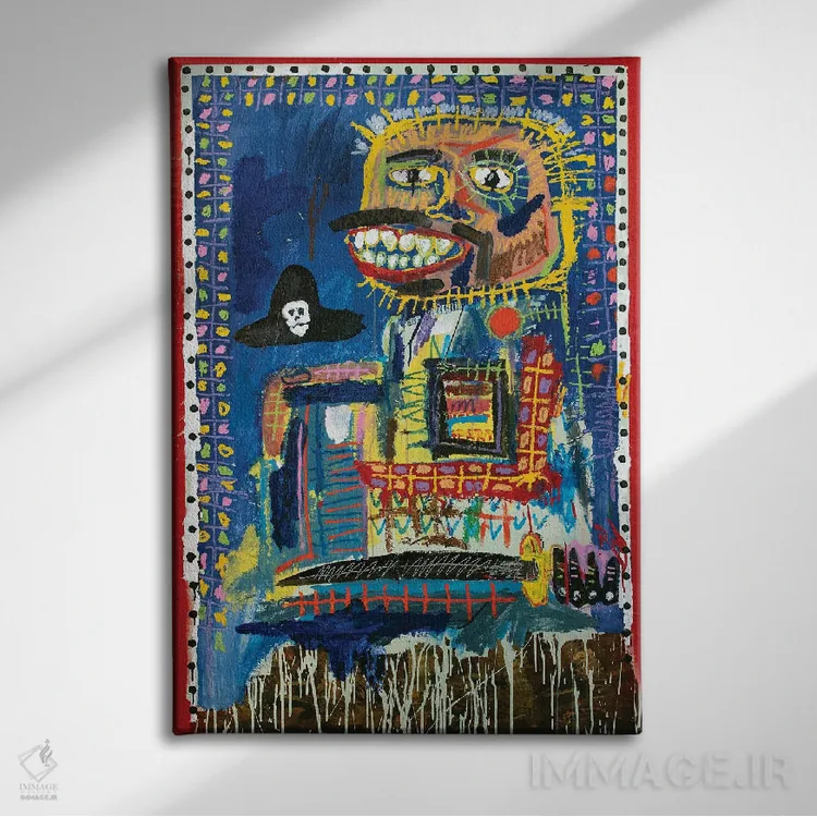 تابلو دکوراتیو چشم چشم کاپیتان! اثر اددی لاو - نمای روبهرو روی دیوار