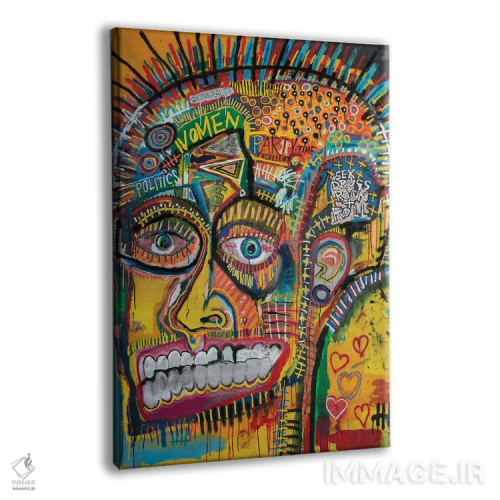 تابلو دکوراتیو ۹ فکر ۹ ثانیه اثر اددی لاو - نمای پرسپکتیو محصول