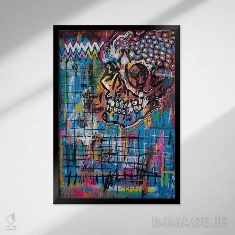 تابلو دکوراتیو ای کاش یک تی شرت DARE داشتم اثر اددی لاو - نمای قابدار مشکی