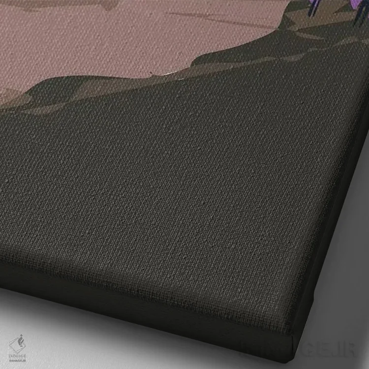 تابلو مدرن "ساحل کبالانا، آهانگاما، سریلانکا" اثر لایمن کریتیو کو. - نمای نزدیک بافت بوم