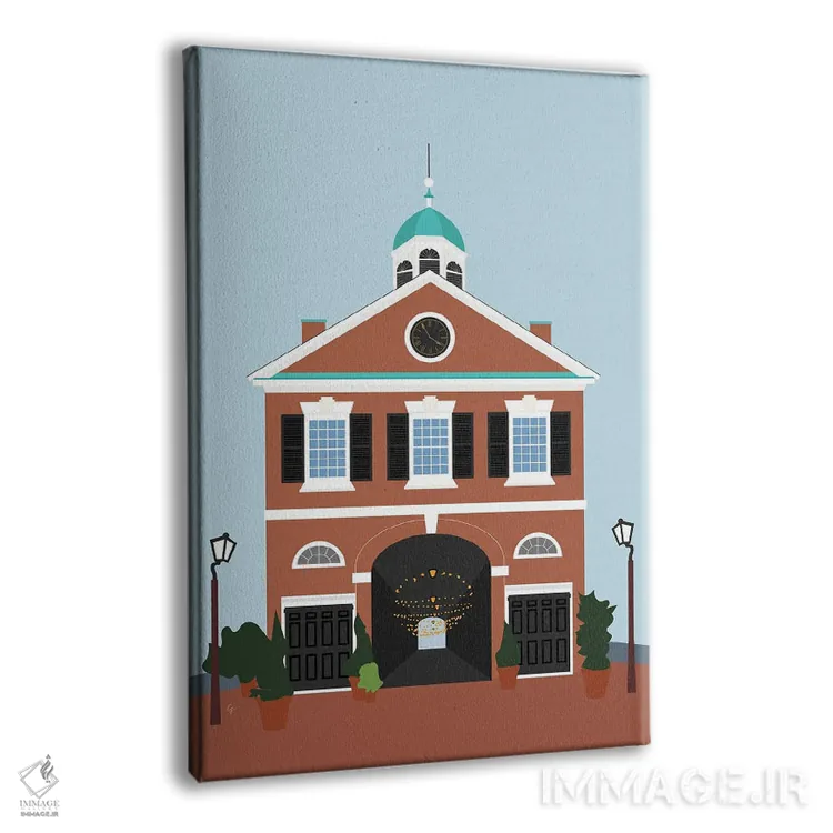 تابلو مدرن "۱۴ فیلادلفیا، پنسیلوانیا، آمریکا" اثر لایمن کریتیو کو. - نمای پرسپکتیو محصول