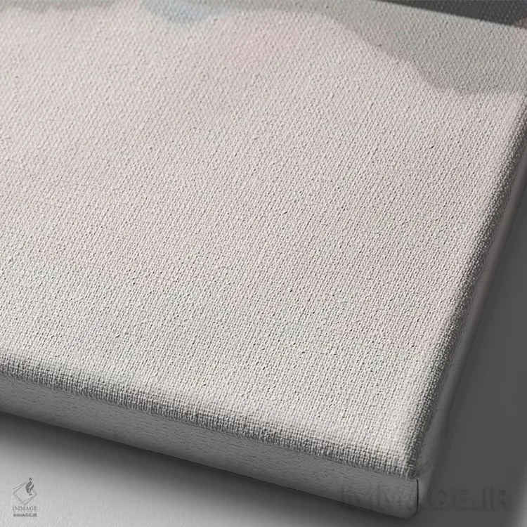 تابلو مدرن "غروب آفتاب در دشت های نمکی یوتا" اثر لایمن کریتیو کو. - نمای نزدیک بافت بوم