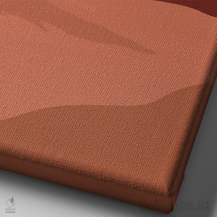 تابلو مدرن "مریخ " اثر لایمن کریتیو کو. - نمای نزدیک بافت بوم