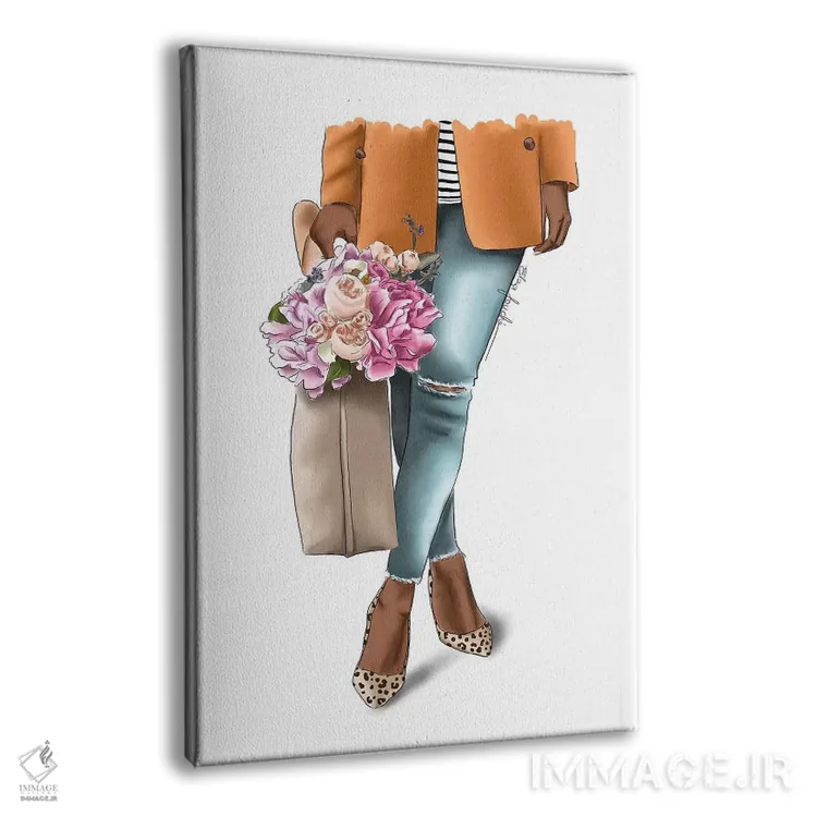 تابلو دکوراتیو "اهداف لباس " اثر الزا فوچه - نمای پرسپکتیو محصول