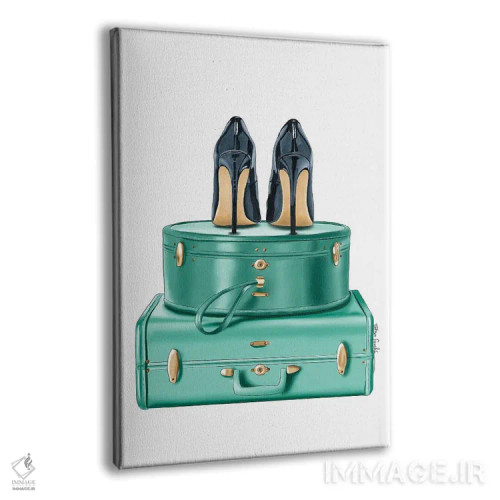 تابلو دکوراتیو سفر با استایل اثر الزا فوچه - نمای پرسپکتیو محصول