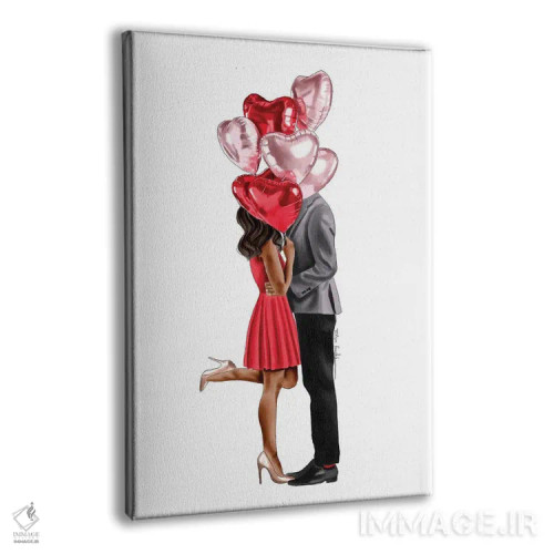 تابلو دکوراتیو پشت بادکنک ها III اثر الزا فوچه - نمای پرسپکتیو محصول