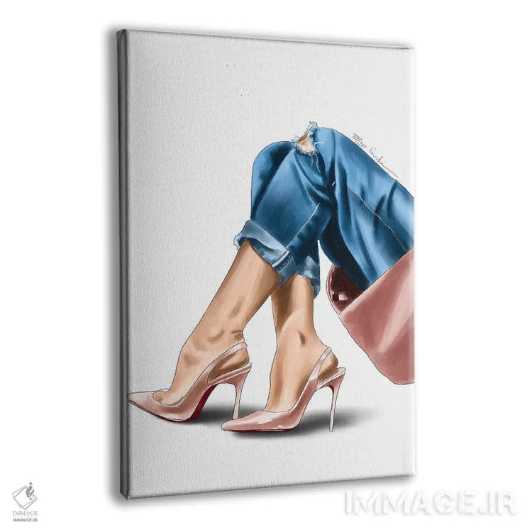 تابلو دکوراتیو فرانچسکا اثر الزا فوچه - نمای پرسپکتیو محصول